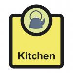 Assisted Living Sign: Kitchen - S/A FMX (266 x 310mm)