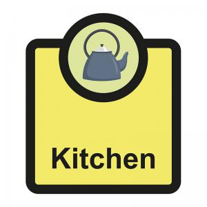 Image of Assisted Living Sign Kitchen - SA FMX 266 x 310mm