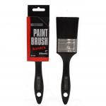 The picture shows a 50mm (2in) paint brush from Centurion Europe Limited Tools, with a sleek and sturdy black handle and soft bristles. The brush is labeled Basics Quality Paint Brush BH15P in bold white letters. It appears to be of high quality and suitable for various painting tasks.