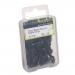 7mm Black Round Cable Clips (Pack of 12) CC14P