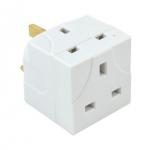 13 Amp 2 Way Unfused Adaptor EL07P