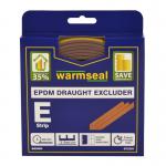 5m Brown E Profile Longlife Foam Draught Excluder G72301