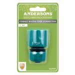 Andersons Hose Connector - Female Water Stop - 1/2&rdquo; BSP