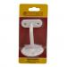 65mm White Hand Rail Bracket GI72P