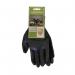 In the photograph, Main Man Supplies Limiteds Centurion PU Coated Gloves are featured in size extra large. The gloves are coated in a durable material and have a sleek, professional look. The company logo is visible on the gloves.