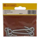 75mm (3in) ZP Gate Hook & Eyes (Pack of 2) HE17P