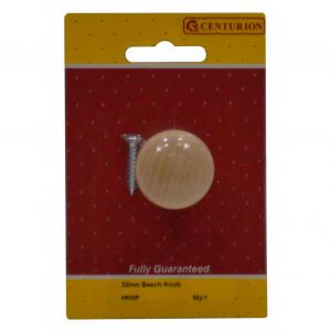 32mm Beech Knob HK02P