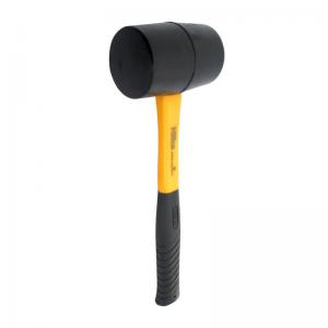 450g 16oz Black Head Fibreglass Rubber Mallets HM19L