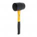 450g (16oz) Black Head Fibreglass Rubber Mallets HM19L