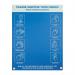 Hand sanitiser board no dispenser - 6 image design - Blue (300 x 400mm) HSB03B