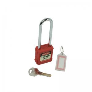 Safety Lockout Padlocks Long Shackle - Red each LOK197-L