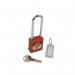 Safety Lockout Padlocks Long Shackle - Red (each)