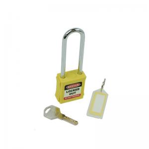 Safety Lockout Padlocks Long Shackle - Yellow each LOK198-L