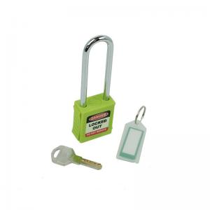 Safety Lockout Padlocks Long Shackle - Green each LOK199-L