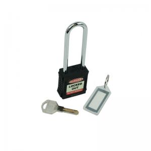 Safety Lockout Padlocks Long Shackle - Black each LOK202-L