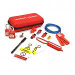 The Spectrum Industrial locks Maintenance Electrical Lockout Kit LOK230 is a professional-grade lockout kit designed to secure electrical equipment during routine maintenance. The kit includes durable locks, tags, and a handy carrying case for organization. The locks are bright red and yellow, with clear labeling that makes them easy to spot in an emergency. The kit is compact yet contains all the necessary tools to keep workers safe while working with electrical equipment. Overall, this electrical lockout kit is a reliable and essential tool for any industrial setting.