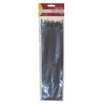 The image shows a pack of 50 black cable ties from Centurion Europe Limited, each measuring 300mm x 4.8mm. The ties are neatly stacked on top of each other, with the brand name and Cable Management clearly printed on the packaging. The ties are ideal for securely organizing and bundling cables or wires.