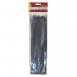 300mm x 4.8mm Black Cable Ties 50pk