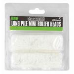 100mm (4&rdquo;) Long Pile Mini Roller Heads (Pack of 2)