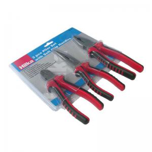 Hilka 3 pce Pliers Set with Soft Grip Handles 26303003