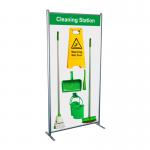 Shadowboard in Multi-Purpose Frame - Cleaning station Style B (Green)