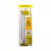 The image shows a Shadow Board Cleaning Station from Spectrum Industrial Cleaning Systems. The cleaning station includes a Lean Stand and is stocked with hooks. It features a bright yellow Style B design and measures 610mm x 2000mm.