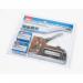The image shows a heavy duty staple gun kit from Hilka Tools UK Limited. The kit includes the SL50P staple gun and other necessary tools for stapling tasks. The tools are organized neatly in a compact case for easy storage and transportation.