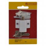 45mm x 35mm White Patio DoorWindow Lock SP123P