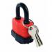 The picture shows a sturdy and durable 40mm weather resistant padlock from Centurion Europe Limited. The lock features a chrome finish and a solid shackle for added security. Its classic and professional design makes it suitable for a variety of outdoor applications.