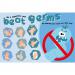 Hand Hygiene Rigid PVC Sign - Be A Superhero and Beat The Germs (600mm x 400mm) STP137