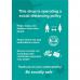 Social Distancing Rigid PVC Sign - This Shop Is Operating A Social Distancing Policy C (148mm x 210mm) STP146