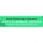 Social Distancing in Operation Flexible Banner (2000 x 500mm)