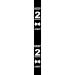 Black Social Distancing Self Adhesive Semi Rigid PVC Wall Distance Marker (800 x 75mm) STP181