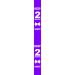 Purple Social Distancing Self Adhesive Semi Rigid PVC Wall Distance Marker (800 x 75mm) STP183