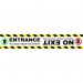 Social Distancing Floor Graphic Self Adhesive Vinyl (600 x 100mm) = Entrance Only No Exit STP187