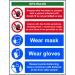 Social Distancing Rigid PVC Sign (300 x 400mm) - Covid19 Workplace Safety Notice STP501