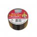 The photo showcases Centurion Europe Limiteds black 50mm x 10m waterproof industrial cloth tape, TA112L. The tape is neatly wound on a roll, with clear labeling and sturdy packaging. The black color and industrial grade material give off a professional and durable appearance.