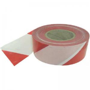 Non-adhesive polythene barrier tape RedWhite 75mm x 500m TA18L