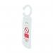 The photograph features a pack of 5 Spectrum Industrial Safety Signs ClawTag Holders. Each holder is designed to securely hold safety signs in place, with a durable claw-like mechanism. The simple, yet functional design is ideal for any industrial safety setting.