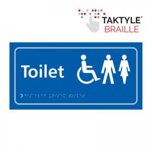 Image of Toilet Disabled Gents Ladies&rsquo; Sign; Self Adhesive