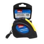 This picture shows a heavy-duty Hilka Tape Measure from Hilka Tools UK Limited. It measures 8m26ft x 25mm and has a product code of 75950008. The tape measure is durable and has a robust 25mm width.