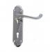 Chrome Shaped Lever Lock Set - 170mm VBC50P