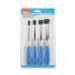 Hilka 4pc Wood Chisel Set 6-12-19-25mm (72800904) WC05P