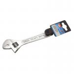 The image shows a 150mm (6in) adjustable wrench from Hilka Tools UK Limited, model WR19P. The wrench is made of durable materials and has a comfortable grip. The size can be easily adjusted to fit different sizes of nuts and bolts. The brand logo is visible on the handle.