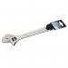 The photo features a durable and versatile 200mm (8in) Hilka Adjustable Wrench from Hilka Tools UK Limited. The sleek silver tool is surrounded by various nuts and bolts, showcasing its impressive functionality and quality craftsmanship.
