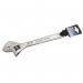 A photograph of the Hilka Tools UK Limited Tools Hilka Adjustable Wrench - 250mm (10in) (18010100) WR21P shows a sturdy, heavy-duty wrench with a sleek chrome finish. The handle is ergonomically designed for a comfortable grip, while the adjustable jaws allow for precise tightening or loosening of nuts and bolts. The 250mm (10in) size makes it ideal for use on a variety of projects.