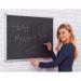 Non-Magnetic Wall Mounted Chalk Writing Board - 900(w) x 600mm(h) 1006