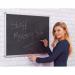 Non-Magnetic Wall Mounted Chalk Writing Board - 1200(w) x 900mm(h) 1009