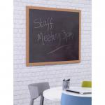 Eco-Friendly Non-Magnetic Wall Mounted Wooden Frame Chalk Writing Board - 1200(w) x 900mm(h) 1032