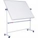 Non-Magnetic Mobile Swivel Writing Board - Portrait - 900(w) x 1200mm(h) 1260